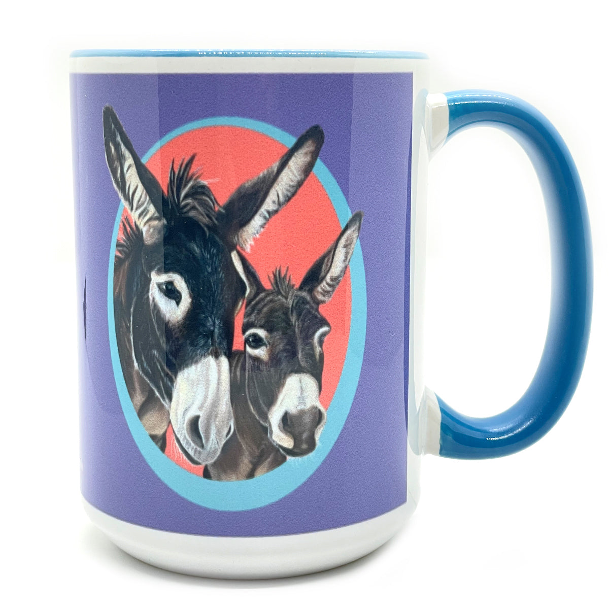 Donkey Mug – Felix and Whiz Kid – Woollybear Travels
