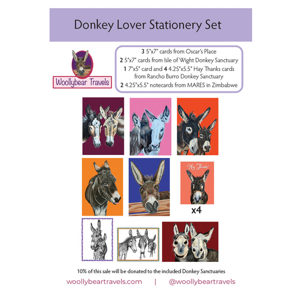 Donkey Lover Stationery Set