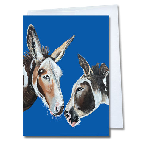 Donkey Greeting Card– Beatrice and Sylvia