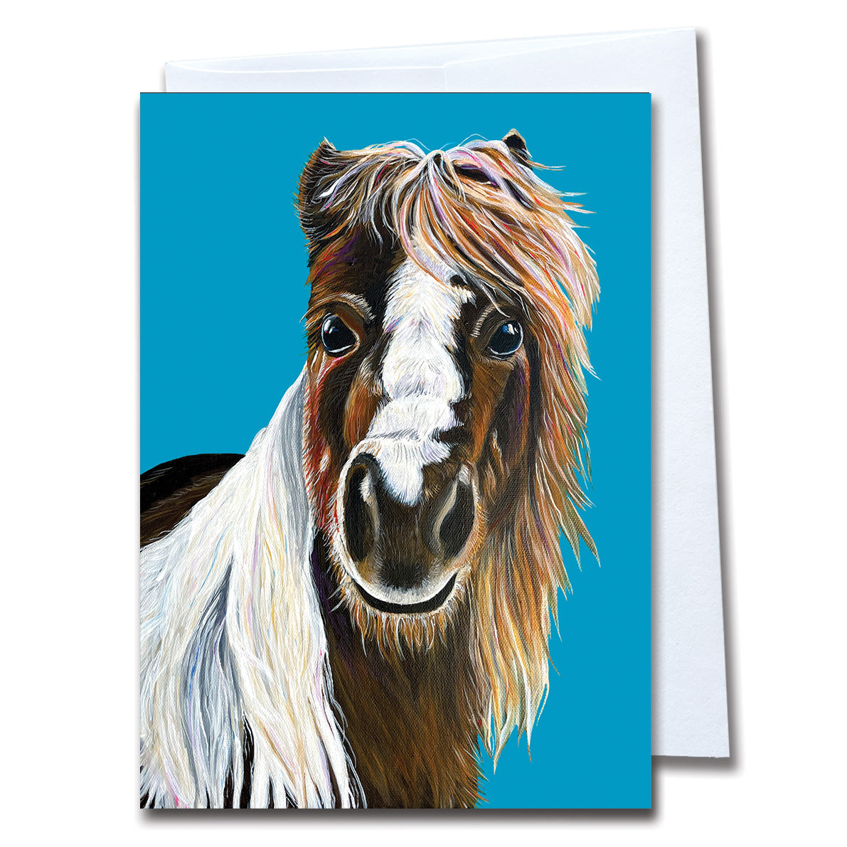 Miniature Pony Greeting Card -Little Bit