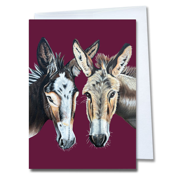 Donkey Greeting Card– Max and Wally