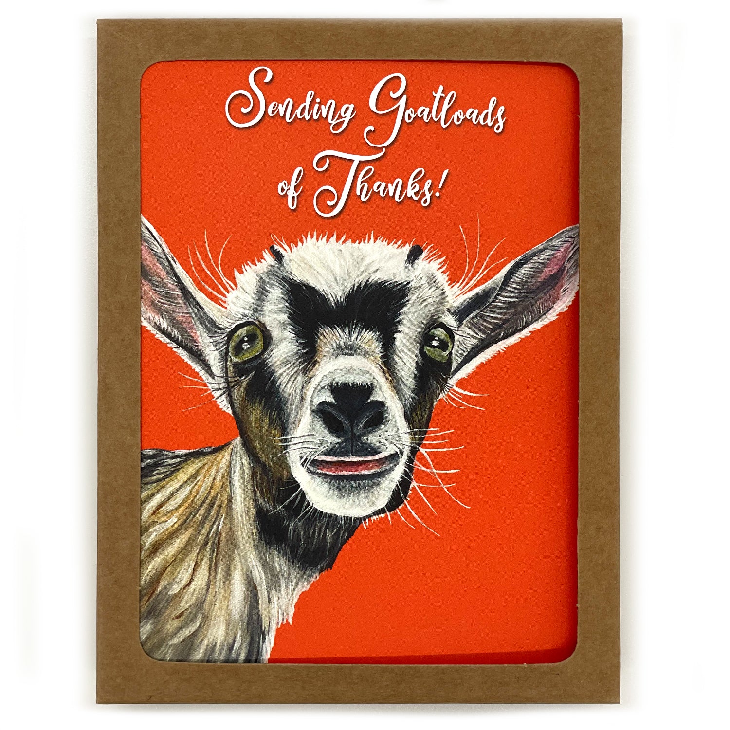 Goatloads of Thanks Greeting Card Boxed set of 8 – Ingrid