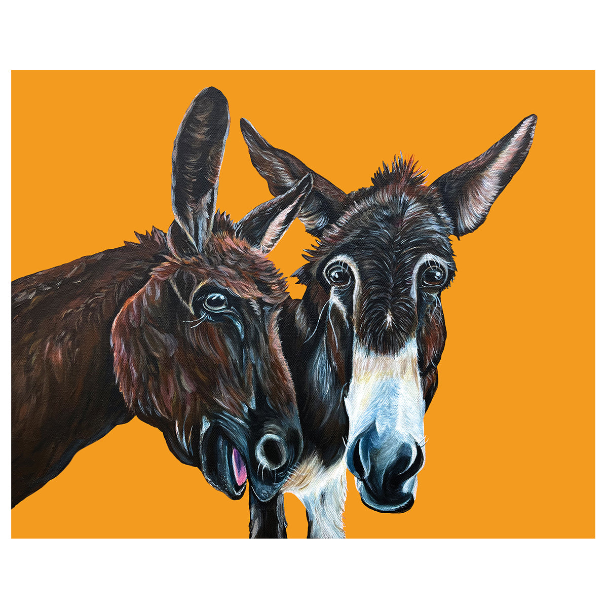 Donkey Fine Art Print – Harry and Norman