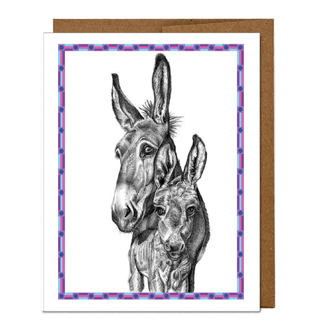 NEW Donkey Notecard - May and Hope