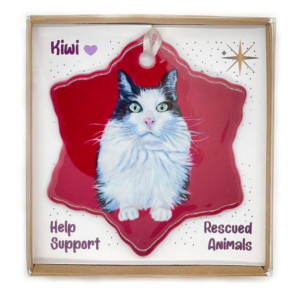 Cat Porcelain Holiday Ornament – Kiwi