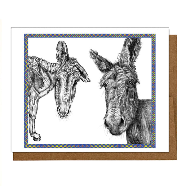 Donkey notecards- Pack of 6