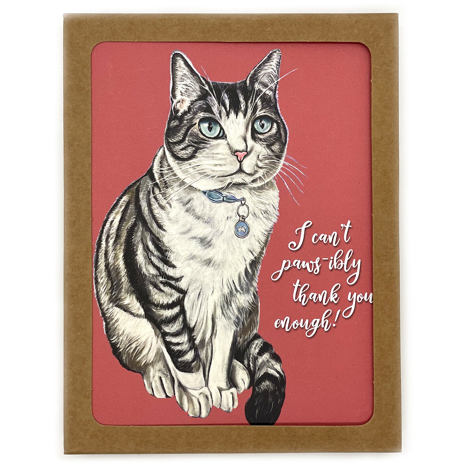 Pawsibly Thank You Greeting Card Boxed set of 8 – Baloo