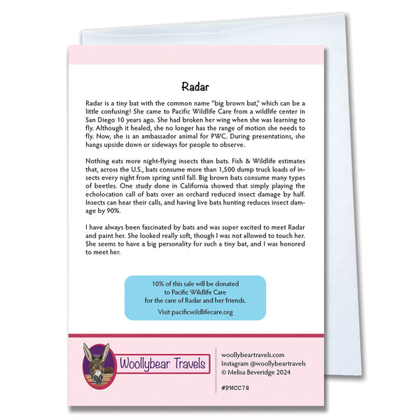 Bat Greeting Card – Radar