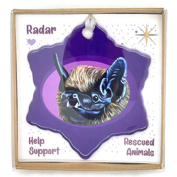 Bat Porcelain Holiday Ornament – Radar