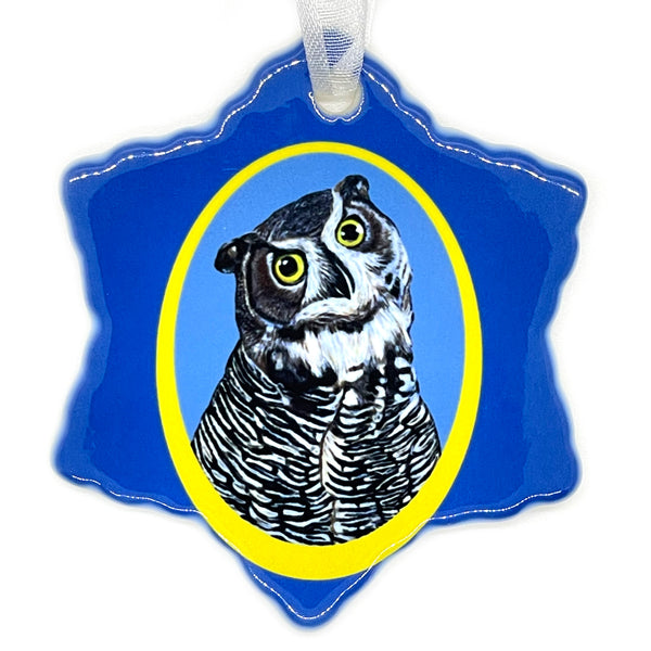 Owl Porcelain Holiday Ornament – Ranger