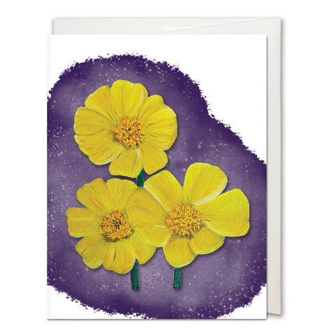 Yellow Flowers Notecard