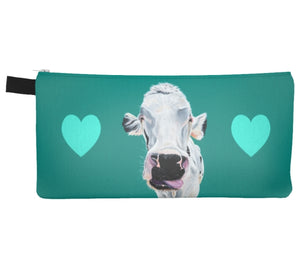 Cow Zipper Pouch - Buddha