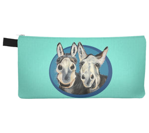 Donkeys Zipper Pouch - Henry and Gracie