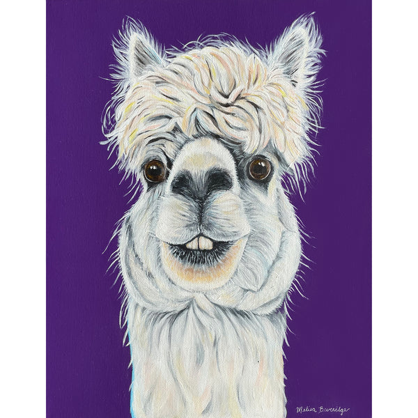 Alpaca Painting – Original Artwork – Al