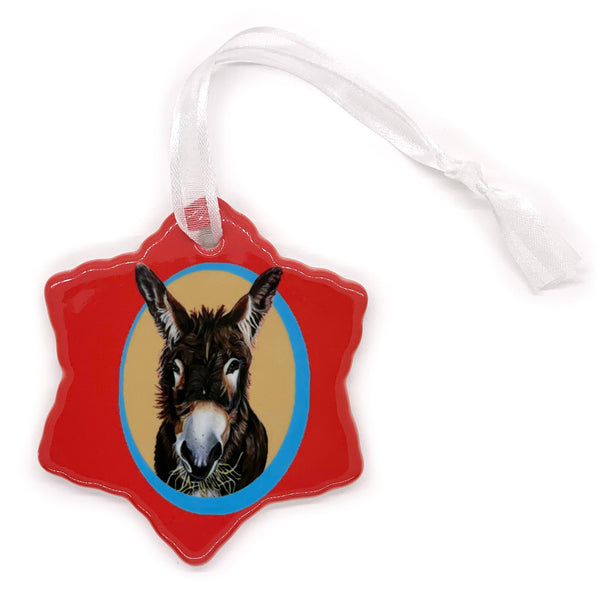Donkey Holiday Ornament - Bella Luna