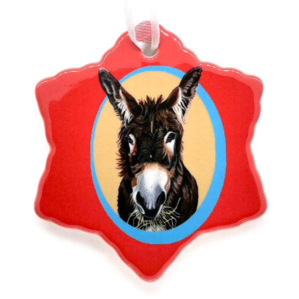 Donkey Holiday Ornament - Bella Luna