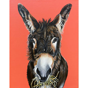 Donkey Painting - Original Artwork - Bella Luna