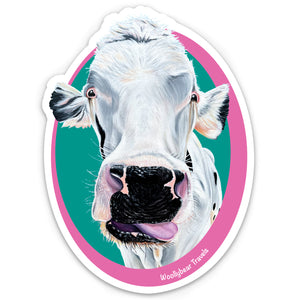 Cow Sticker - Buddha