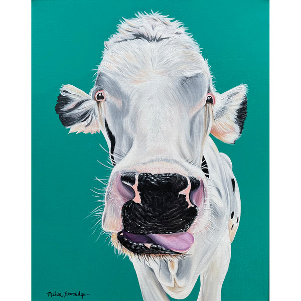 Cow Painting - Original Artwork - Buddha