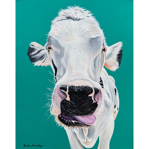 Cow Painting - Original Artwork - Buddha