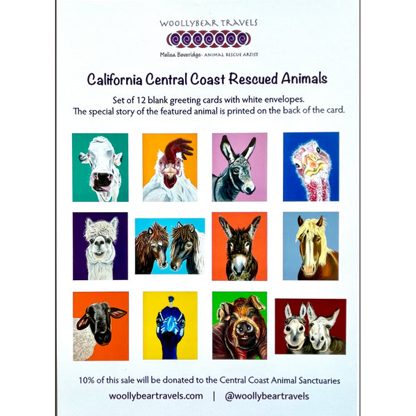 California Rescued Animals Card Set