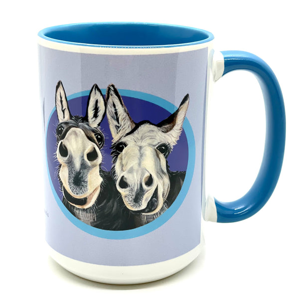 Donkey Friends Mug- Gracie and Henry
