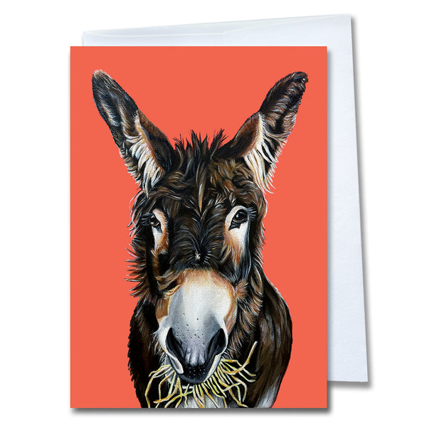 Donkey Greeting Card - Bella Luna