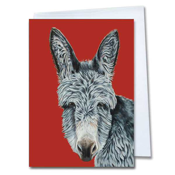 Donkey Greeting Cards - Pack of 4