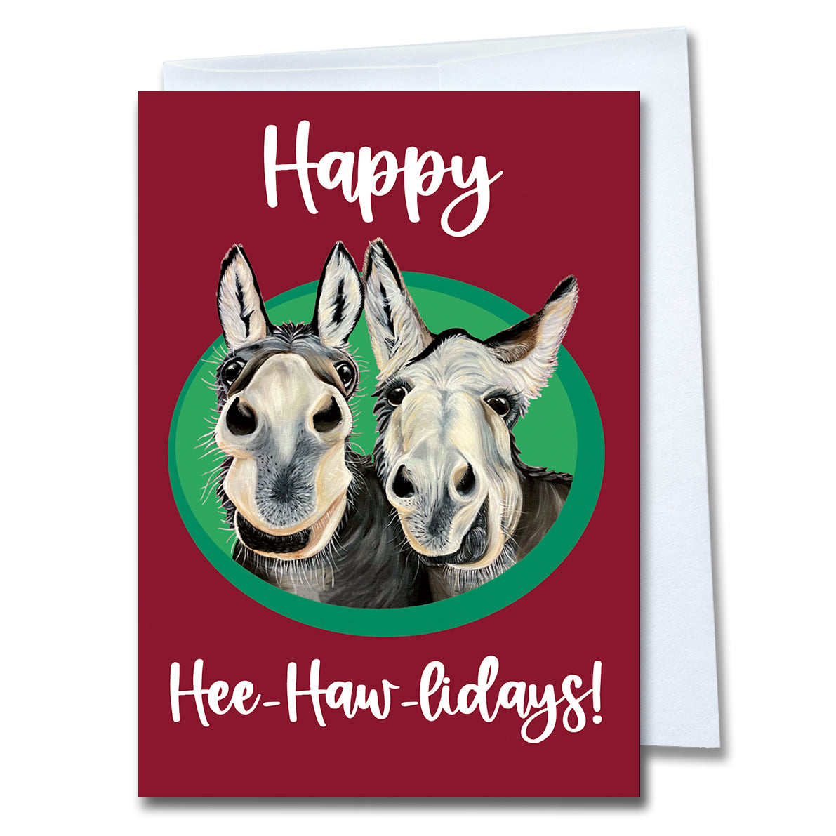 Donkey Holiday Card