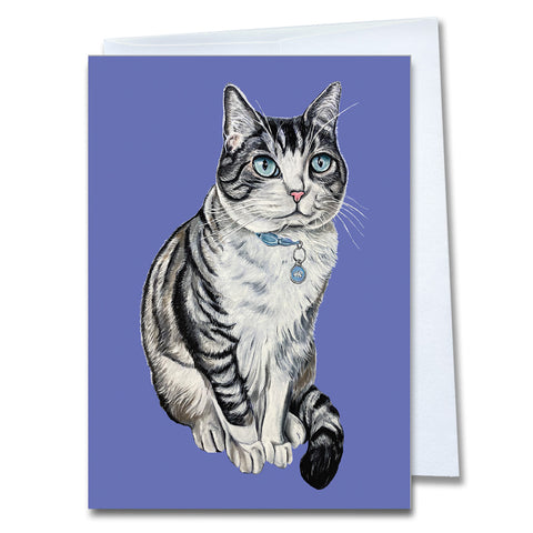 Cat Greeting Card - Baloo