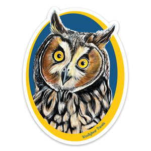 Owl Sticker -Leo