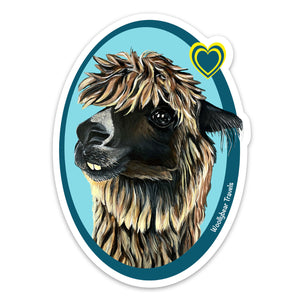 Alpaca Sticker – Molly Mayhem