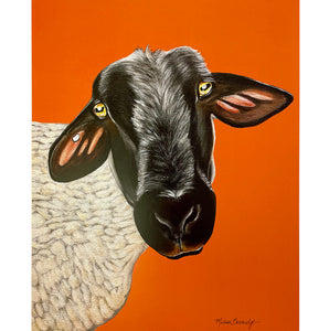 Sheep Painting - Original Artwork - Beau