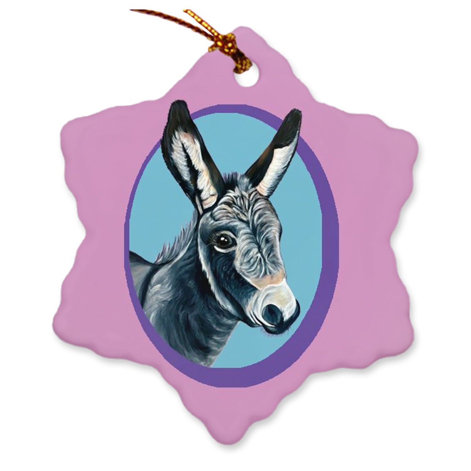 Baby Donkey Holiday Ornament