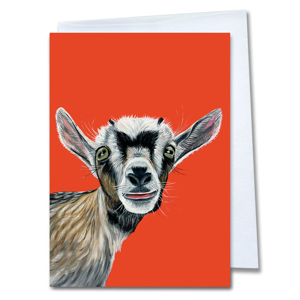Goat Greeting Card – Ingrid