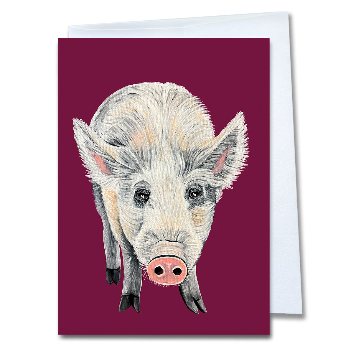 Pig Greeting Card - Nicholas